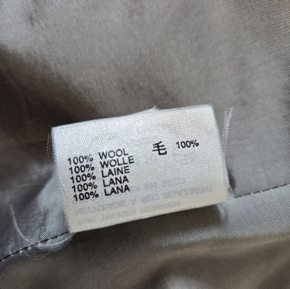 AQUASCUTUM LONDON British Luxury 100% Wool Grey Women's Blazer. Size 10 - Picture 11 of 15